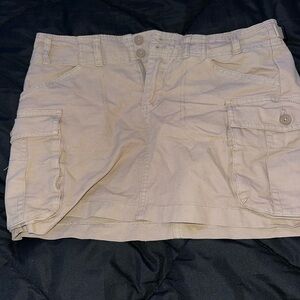 Brandy Melville Beige Mini Skirt